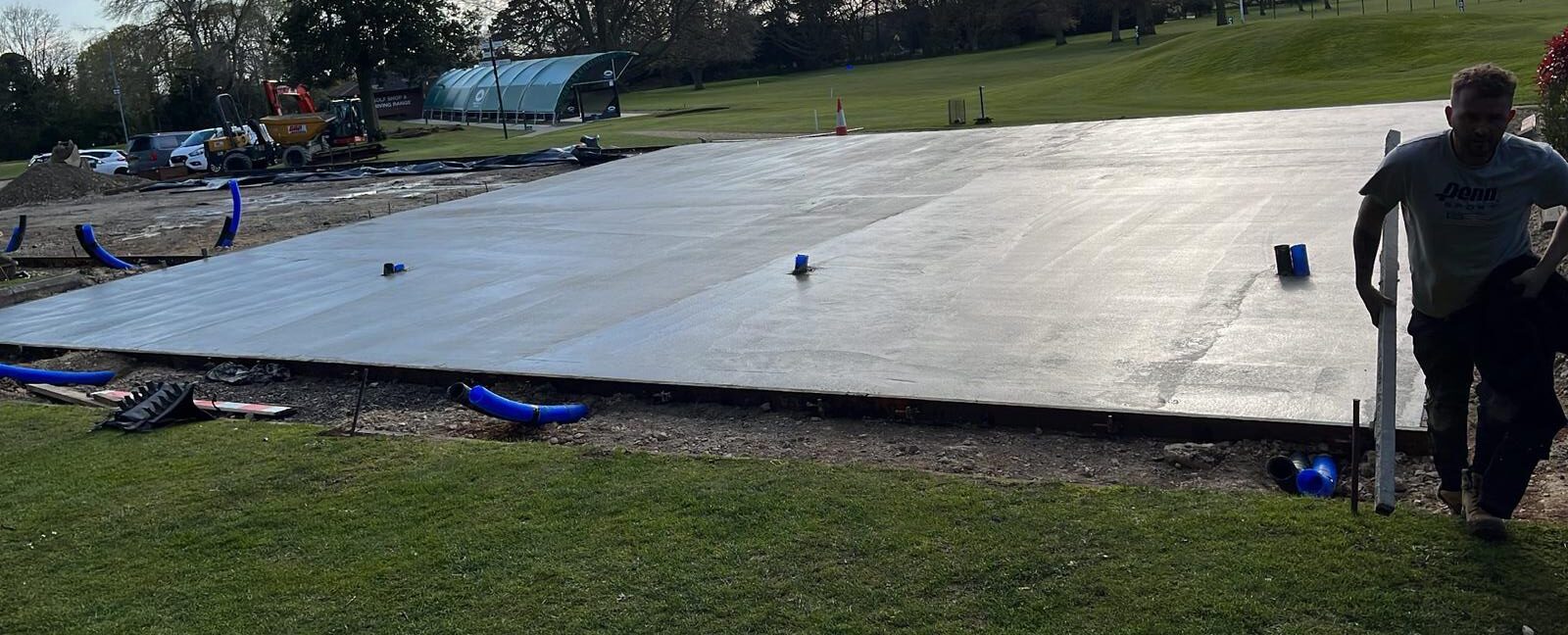 Industrial Concrete King's Lynn Golf Course Oakenshield Construction Ltd